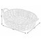Vintiquewise Seagrass Fruit Bread Basket Tray with Handles, Large, PK 4 QI003546.L.4 - alternate 5